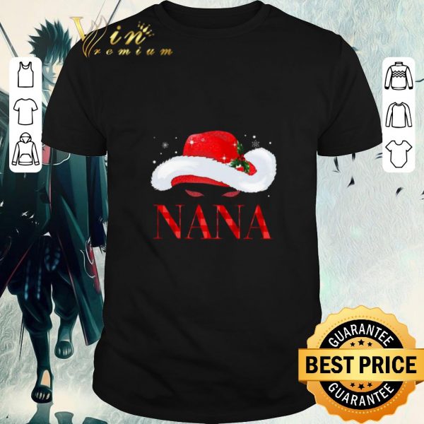 Pretty Santa Hat Women Nana shirt 1