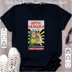 Nice Hippie Grandma Like A Regular Grandma Only Cooler Light shirt 4