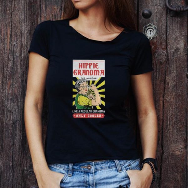 Nice Hippie Grandma Like A Regular Grandma Only Cooler Light shirt 1