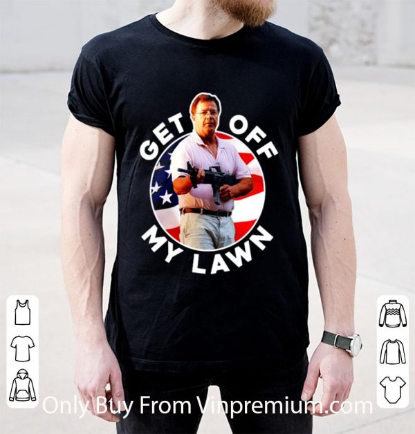 Premium Ken And Garen Get Off My Lawn American Flag 4th Of July shirt 2