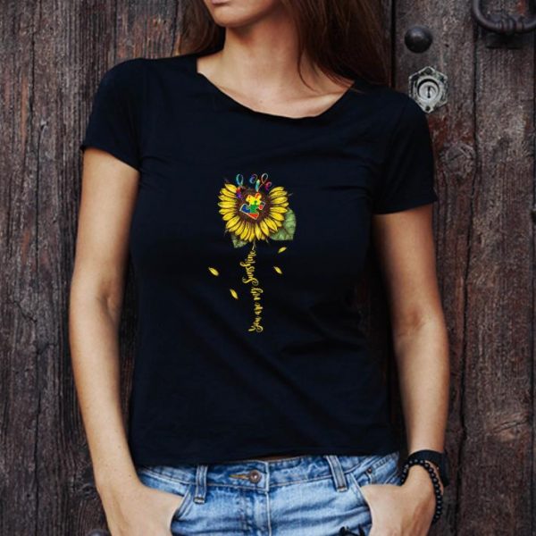 Top Love Autism You Are My Sunshine shirt 1
