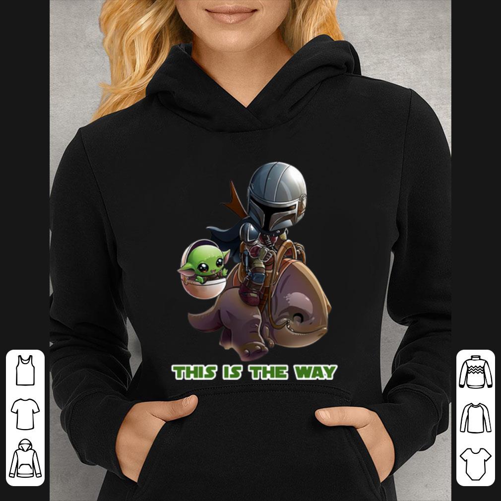Premium Star Wars Baby Yoda And Jaster Mereel This Is The Way shirt