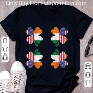 Hot Saint Patricks Day Irish Four Leaf Clover Ireland American shirt 4