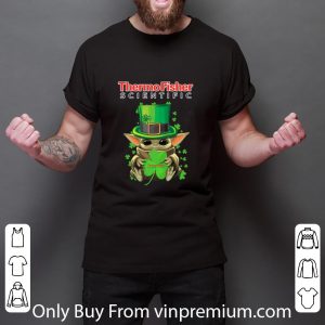 Nice Star Wars Baby Yoda Thermo Fisher Scientific Shamrock St.Patrick’s Day shirt 5