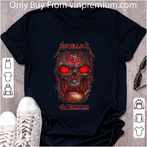 Premium Metallica 49ers NFL Skull San Francisco 49ers shirt 4