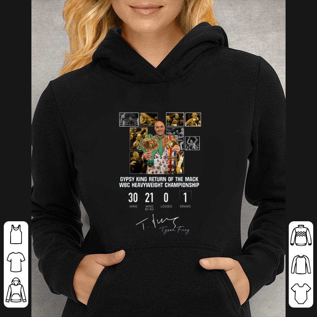 Official Tyson Fury Boxing Champion Signature shirt