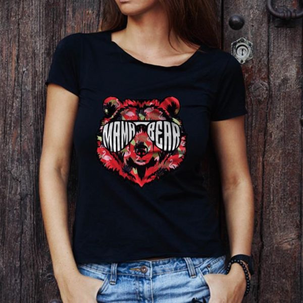 Top Mama Bear Face shirt 1