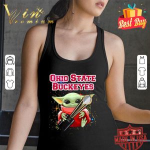 Funny Star Wars Baby Yoda Ohio State Buckeyes Champion shirt 6