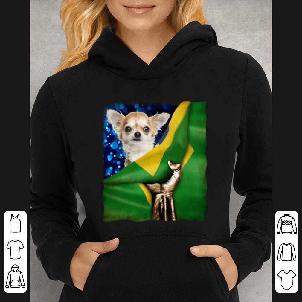Hot Bandeira do Brasil Chihuahua shirt 7 Hot Bandeira do Brasil Chihuahua shirt
