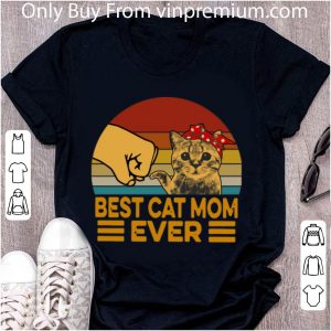 Nice Vintage Best Cat Mom Ever shirt 4