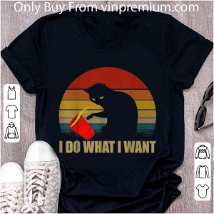 Awesome Cat I Do What I Want Vintage shirt 4