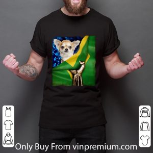 Hot Bandeira do Brasil Chihuahua shirt 5