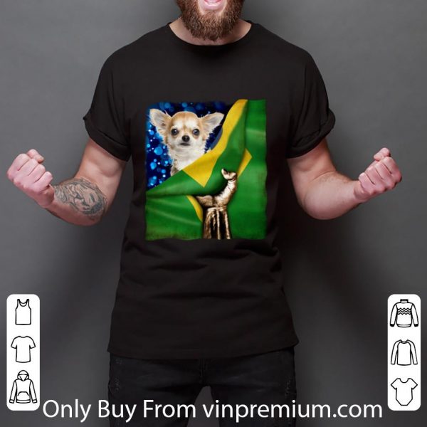 Hot Bandeira do Brasil Chihuahua shirt 3