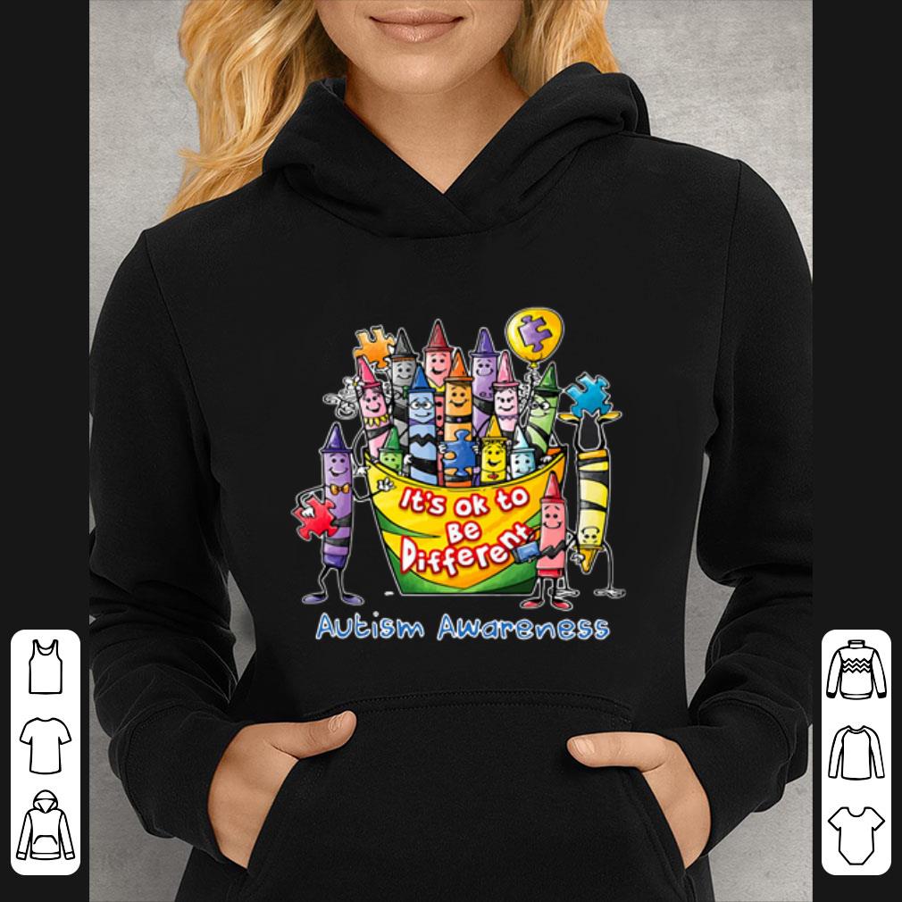 Hot Pencil It’s Ok To Be Different Autism Awareness shirt 7 Hot Pencil It’s Ok To Be Different Autism Awareness shirt