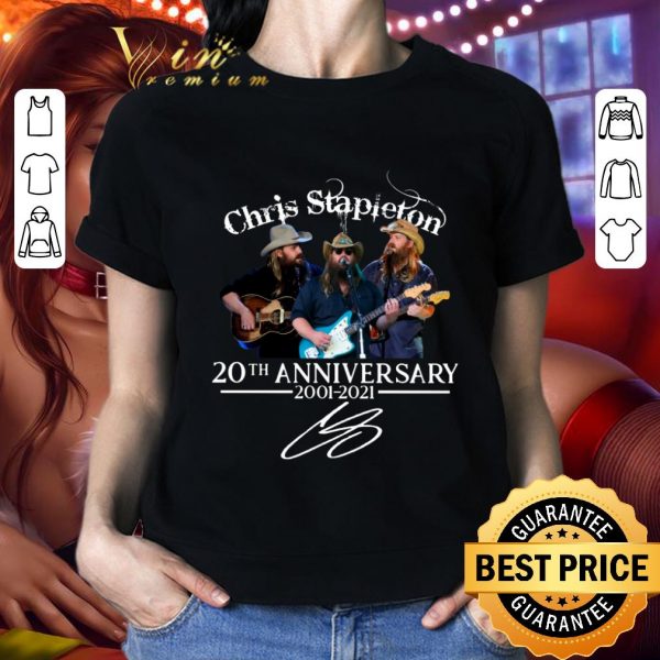 Hot Chris Stapleton 20th Anniversary 2001-2021 Signature shirt 2