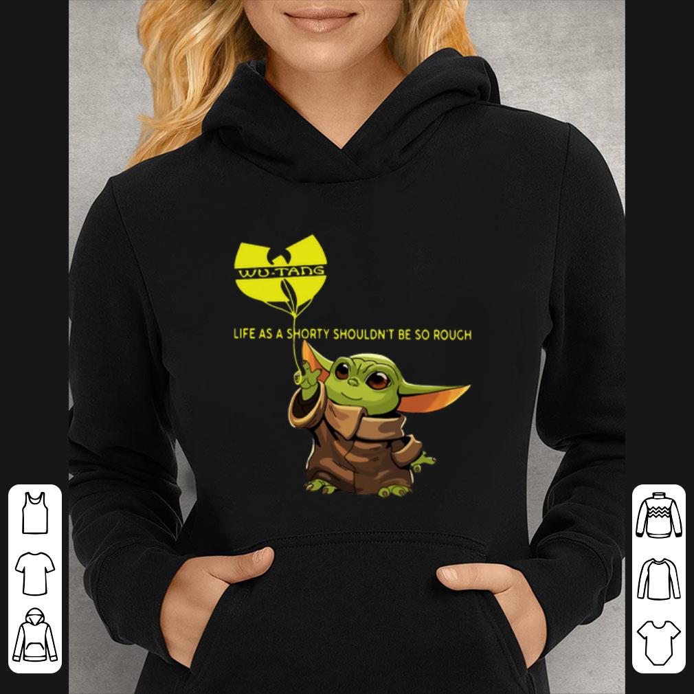 Hot Baby Yoda hold balloon Wu-Tang Clan C.R.E.A.M. Lyrics shirt