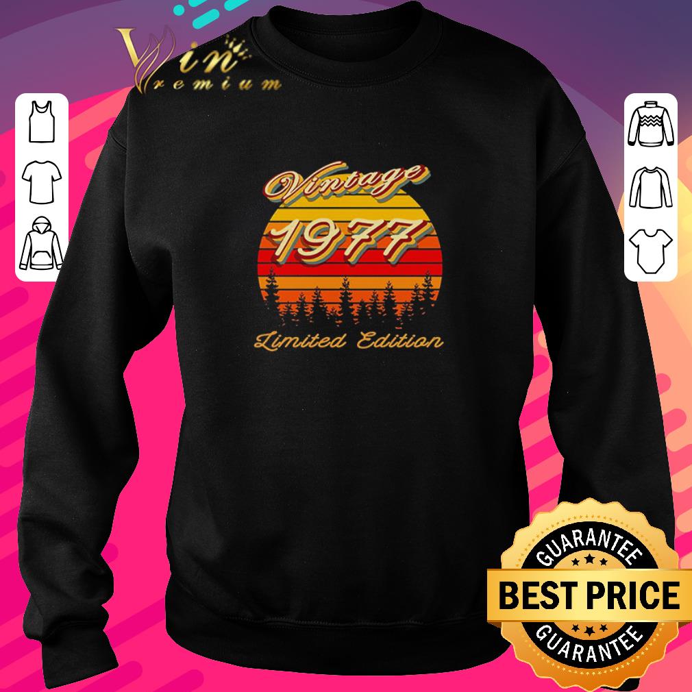 Funny Vintage 1977 Limited Edition Retro shirt