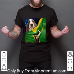 Great Bandeira do Brasil Basset Hound shirt 5