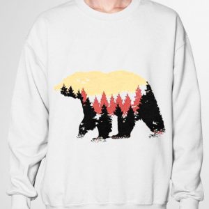 Funny Bear Tree Forest shirt 6