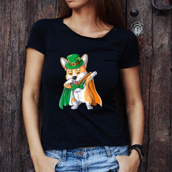 Nice Corgi Dabbing St Patrick’s Day shirt 1