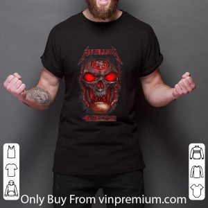 Premium Metallica 49ers NFL Skull San Francisco 49ers shirt 5