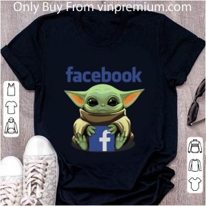 Hot Baby Yoda hug Facebook shirt 4