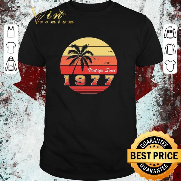 Funny Vintage Since 1977 Retro shirt 1