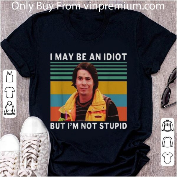 Original Icarly i may be an idiot but I'm not stupid vintage shirt 2