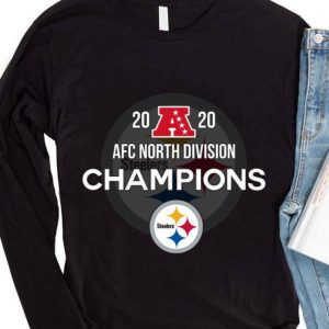 Original Logo Pittsburgh Steelers 2020 AFC North Division Champions shirt 7