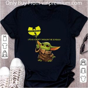Hot Baby Yoda hold balloon Wu-Tang Clan C.R.E.A.M. Lyrics shirt 4
