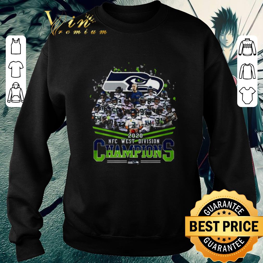 Premium Seattle Seahawks Signatures 2020 NFC West Division Champions shirt