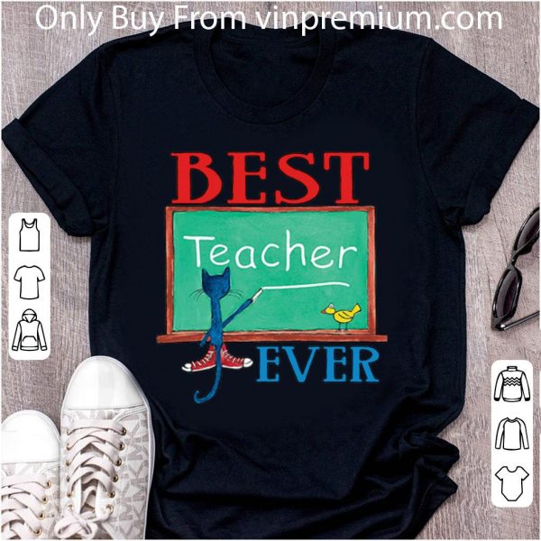Nice Cat Best Teacher Ever Cat Lovers shirt 2