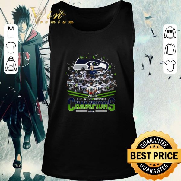Premium Seattle Seahawks Signatures 2020 NFC West Division Champions shirt 2