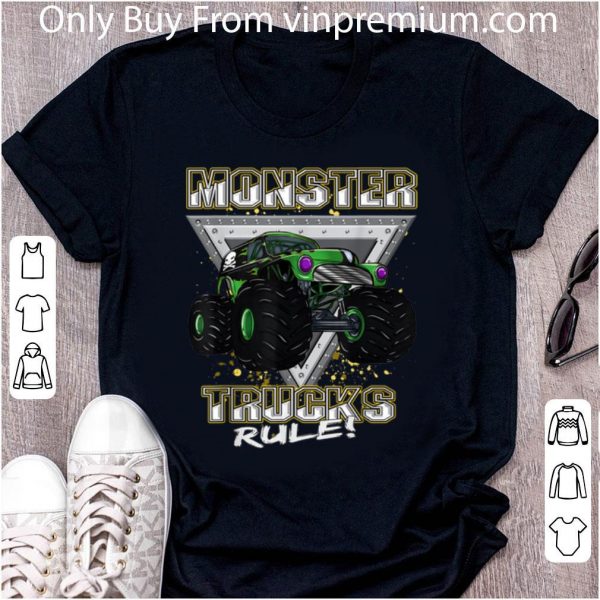 Premium Monster Trucks Rule shirt 2