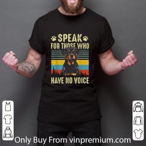 Nice Dog Yawns Speak For Those Who Have No Voice Dog Lover Vintage shirt 5