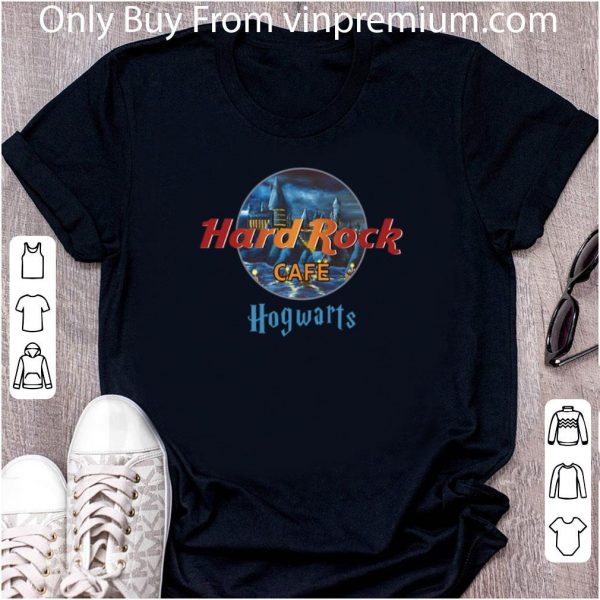 Awesome Harry Potter hard Rock cafe Hogwarts shirt 2