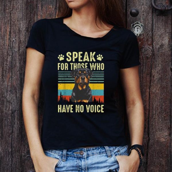 Nice Dog Yawns Speak For Those Who Have No Voice Dog Lover Vintage shirt 1
