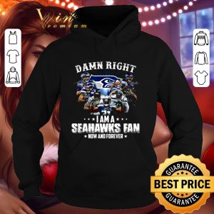 Premium Seattle Seahawks Signatures Damn Right I Am A Seahawks Fan Now And Forever shirt 7