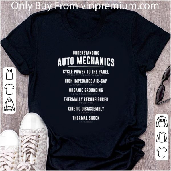 Hot Understanding auto mechanics cycle power to the panel shirt 2