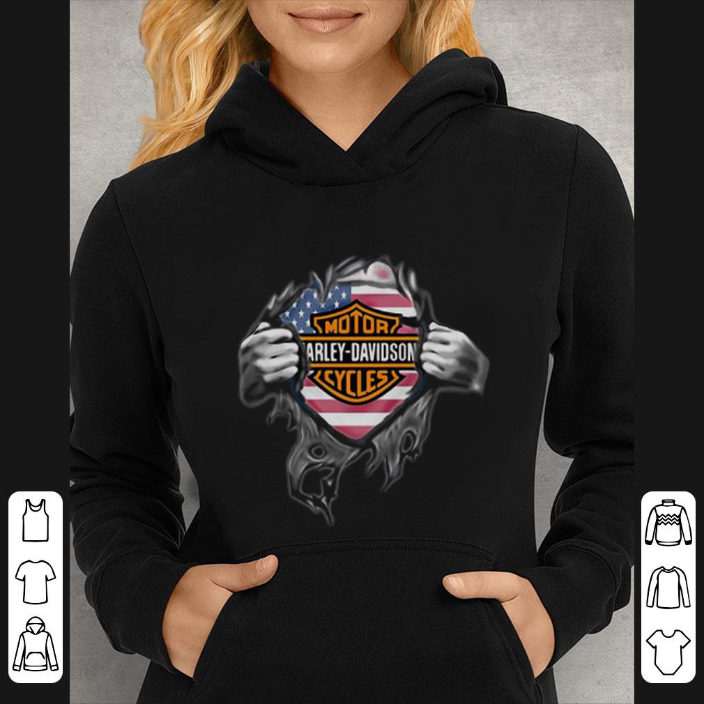 Nice Blood In Side Me Motor Harley Davidson shirt