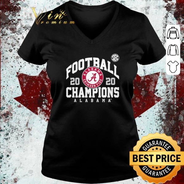 Awesome Football 2020 Champions Alabama Crimson Tide shirt 3