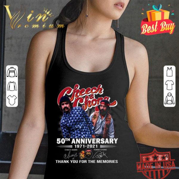 Awesome  Cheech & Chong 50th Anniversary 1971-2021 Signatures shirt 3