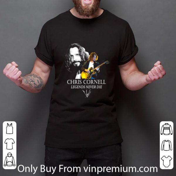 Nice Chris Cornell member Soundgarden and Audioslave Legends Never Die signature shirt 3