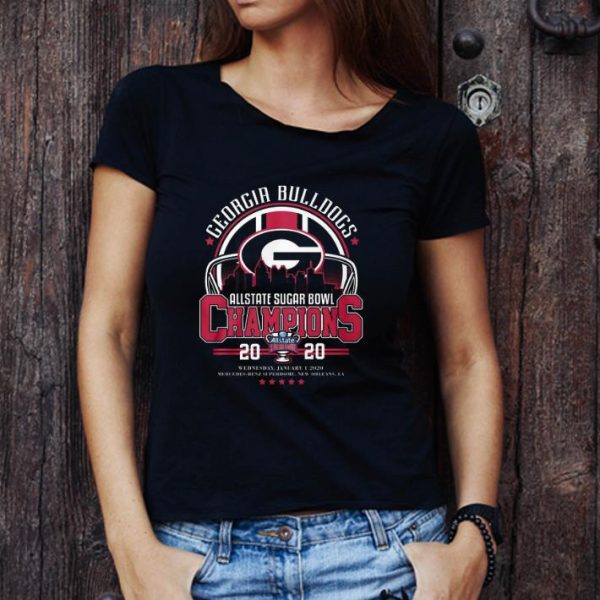 Nice Georgia Bulldogs Allstate Sugar Bowl Champions 20 20 shirt 1