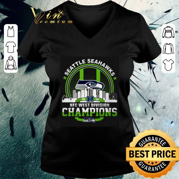 Funny NFC 2020 Seattle Seahawks West Division Champions shirt 3