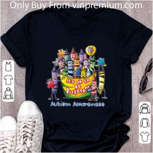 Hot Pencil It’s Ok To Be Different Autism Awareness shirt 4