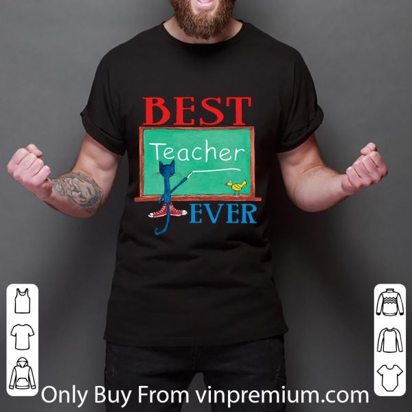 Nice Cat Best Teacher Ever Cat Lovers shirt 3