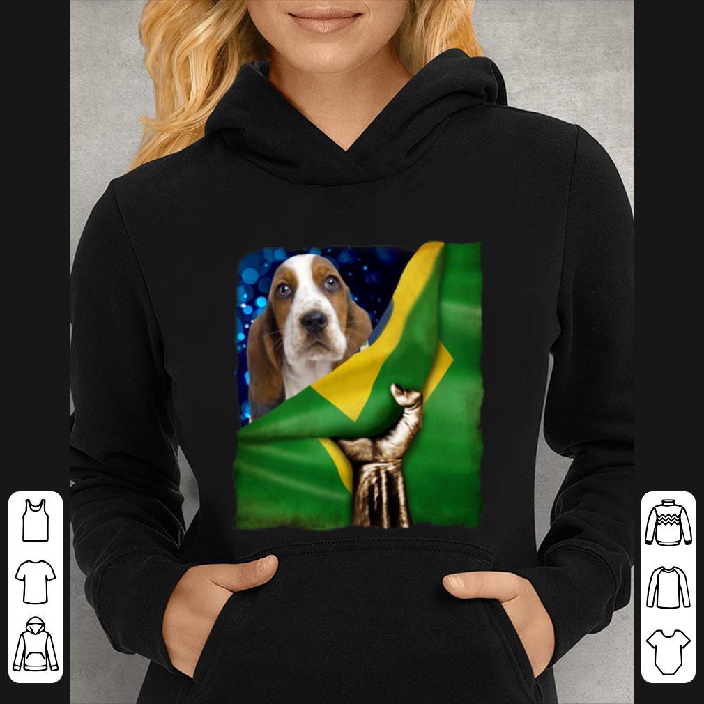 Great Bandeira do Brasil Basset Hound shirt 7 Great Bandeira do Brasil Basset Hound shirt
