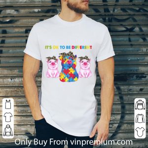 Official Pigs It’s Ok To Be Different Autism shirt 4