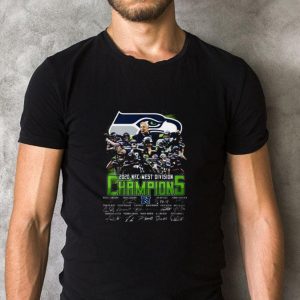 Official Seattle Seahawks Team Players 2020 NFC West Division Champions shirt 4